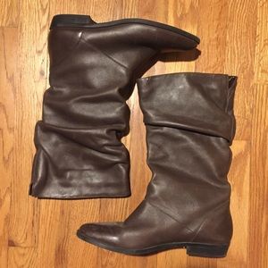 Diba brown leather boots